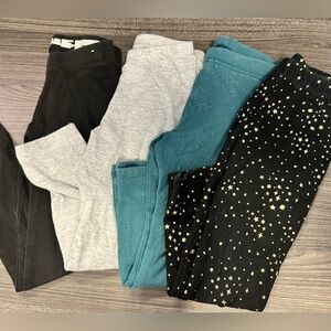 Cat & Jack Starry Night Leggings - Black, Gray, Teal